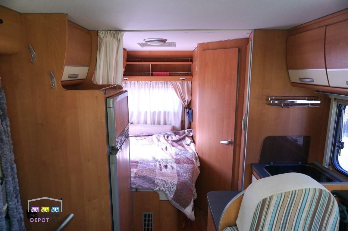 Echt interieur van Roller Team Auto Roller 255P